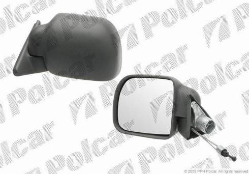 Polcar 6031522M - Outside Mirror autospares.lv