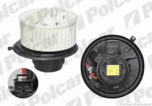 Polcar 6037NU1X - Interior Blower autospares.lv