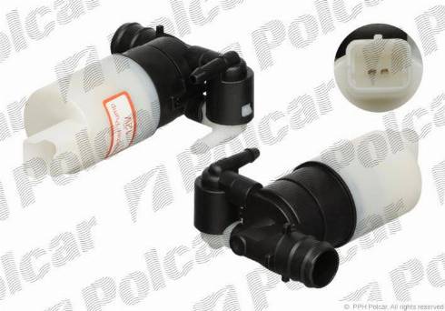 Polcar 6037PS-1 - Water Pump, window cleaning autospares.lv