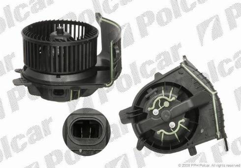 Polcar 6071NU1X - Interior Blower autospares.lv