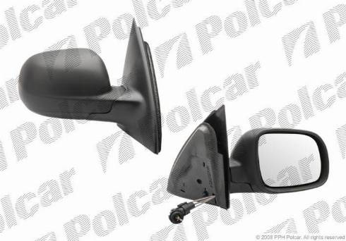 Polcar 670552-M - Outside Mirror autospares.lv