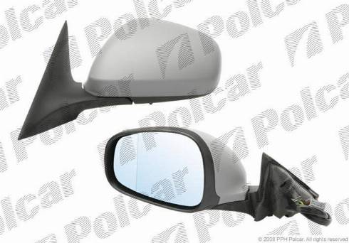 Polcar 1411516M - Outside Mirror autospares.lv