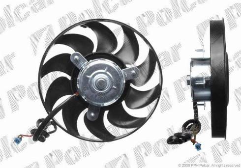 Polcar 130723U4 - Fan, radiator autospares.lv
