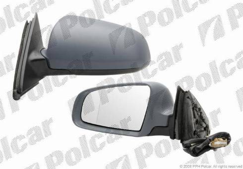 Polcar 1334515M - Outside Mirror autospares.lv