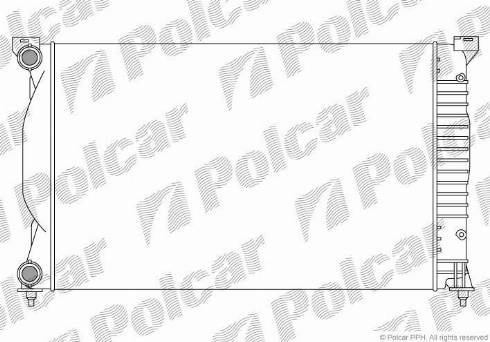 Polcar 133408A1 - Radiator, engine cooling autospares.lv