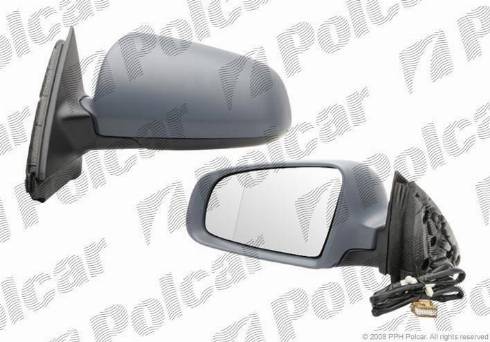 Polcar 1335524M - Outside Mirror autospares.lv