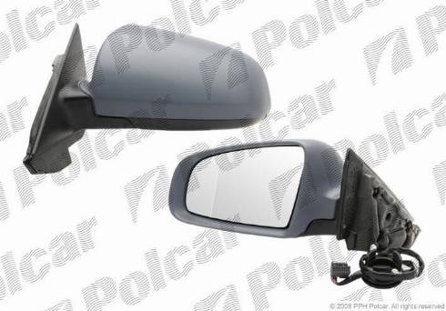 Polcar 1331514M - Outside Mirror autospares.lv