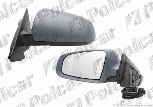 Polcar 1331515M - Outside Mirror autospares.lv