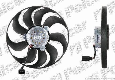 Polcar 133123U1 - Fan, radiator autospares.lv