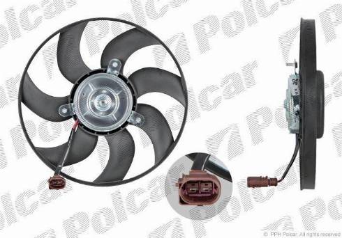 Polcar 133123U3-1 - Electric Motor, radiator fan autospares.lv