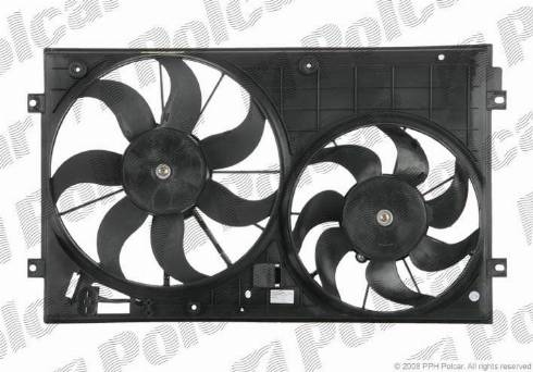 Polcar 133123W1 - Fan, radiator autospares.lv