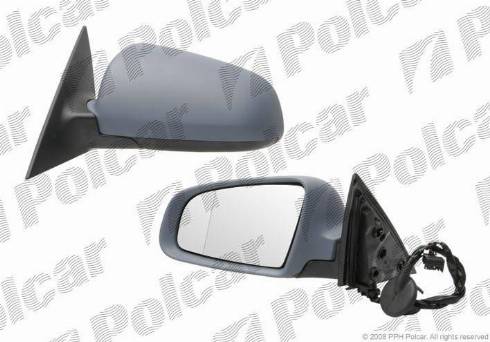 Polcar 1338515M - Outside Mirror autospares.lv