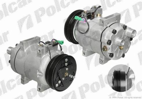 Polcar 1324KS-2 - Compressor, air conditioning autospares.lv