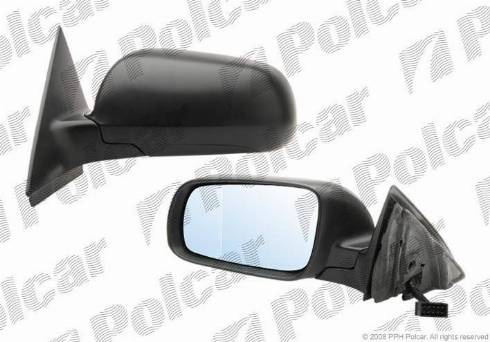 Polcar 1326516M - Outside Mirror autospares.lv