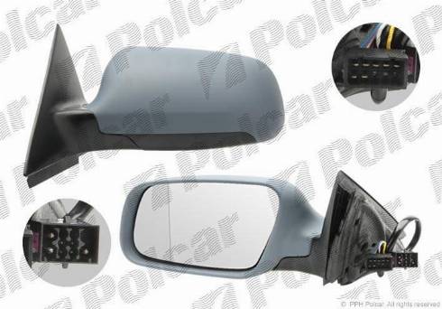 Polcar 1327517M - Outside Mirror autospares.lv