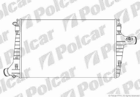 Polcar 1327J8-1 - Intercooler, charger autospares.lv