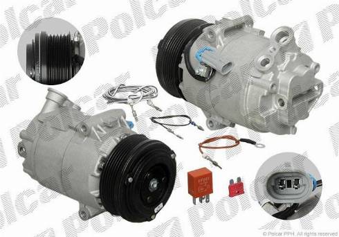 Polcar 8FK351135831 - Compressor, air conditioning autospares.lv