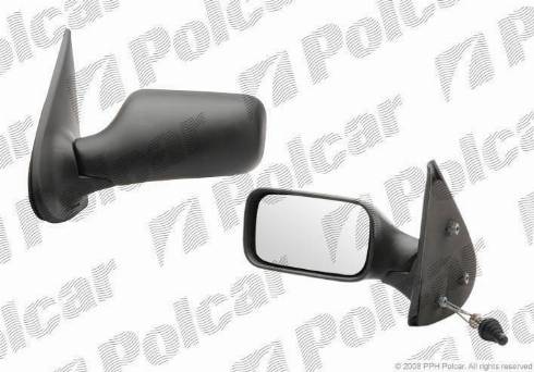 Polcar 3005511M - Outside Mirror autospares.lv