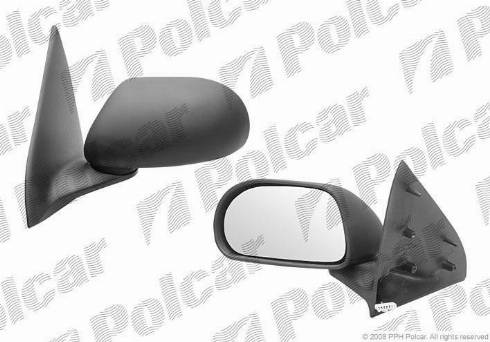Polcar 3018523M - Outside Mirror autospares.lv