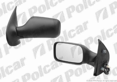 Polcar 3017524M - Outside Mirror autospares.lv