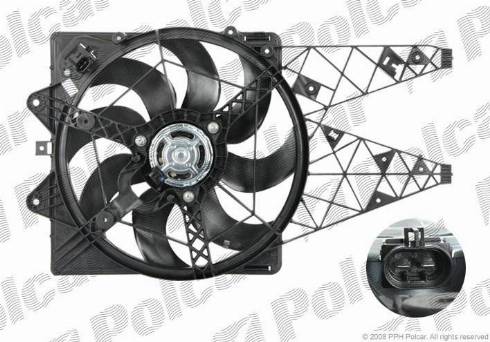 Polcar 303123W1 - Fan, radiator autospares.lv