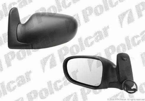 Polcar 3240514M - Outside Mirror autospares.lv