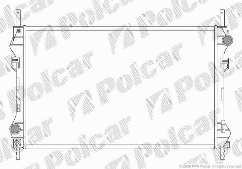 Polcar 324708A1 - Radiator, engine cooling autospares.lv