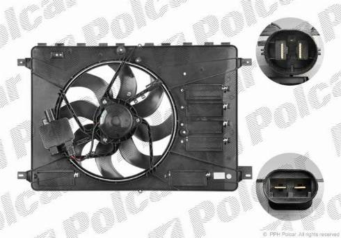 Polcar 321923W1 - Fan, radiator autospares.lv