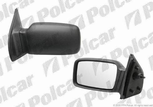 Polcar 3214521M - Outside Mirror autospares.lv