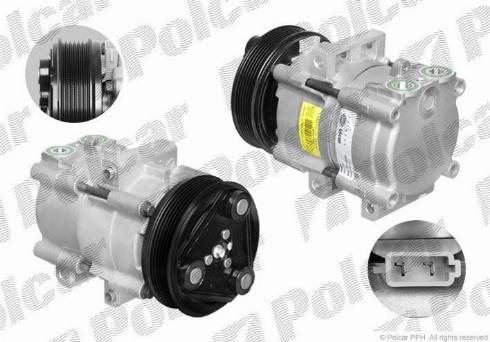 Polcar 3218KS3X - Compressor, air conditioning autospares.lv