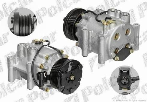 Polcar 3218KS-2 - Compressor, air conditioning autospares.lv