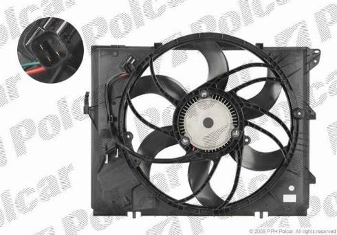 Polcar 204023W1 - Fan, radiator autospares.lv
