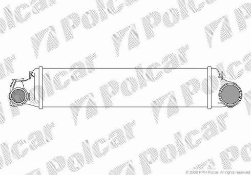 Polcar 2009J8-1 - Intercooler, charger autospares.lv