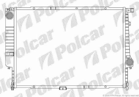 Polcar 20150811 - Radiator, engine cooling autospares.lv