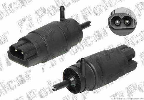 Polcar 2015PS-1 - Water Pump, window cleaning autospares.lv