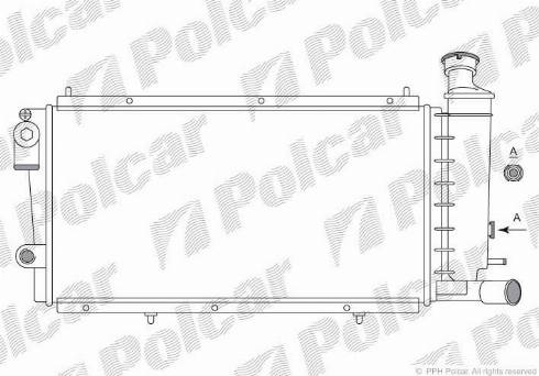 Polcar 239008A6 - Radiator, engine cooling autospares.lv