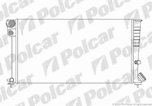 Polcar 235008A4 - Radiator, engine cooling autospares.lv