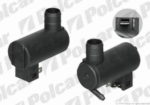 Polcar 2350PS-1 - Water Pump, window cleaning autospares.lv