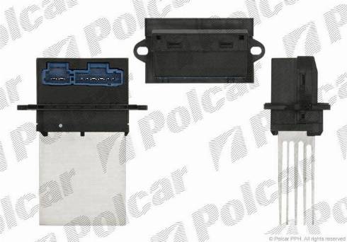 Polcar 2315KST-4 - Regulator, passenger compartment fan autospares.lv