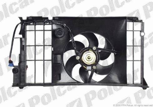 Polcar 232423W2 - Fan, radiator autospares.lv