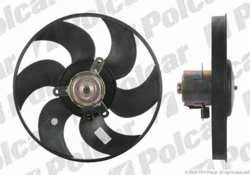 Polcar 232623U2 - Fan, radiator autospares.lv