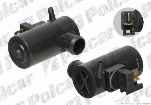 Polcar 7241PS-1 - Water Pump, window cleaning autospares.lv