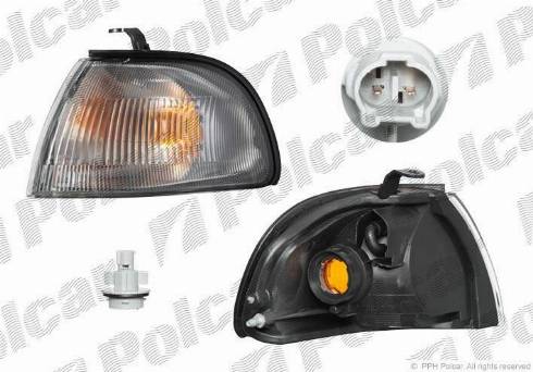 Polcar 720619-E - Headlight autospares.lv