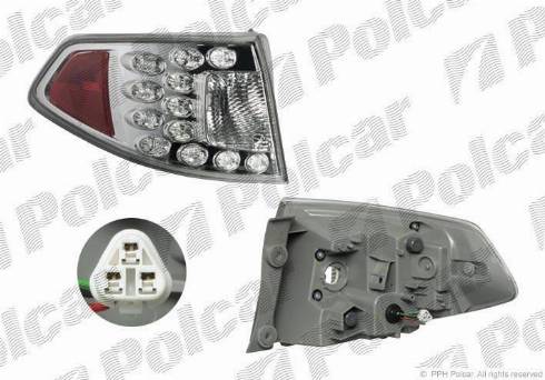 Polcar 721588-E - Combination Rearlight autospares.lv