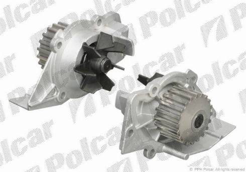 Polcar BPA5509 - Water Pump autospares.lv