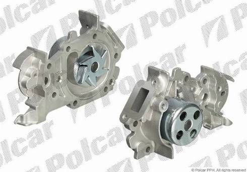 Polcar BPA10075 - Water Pump autospares.lv