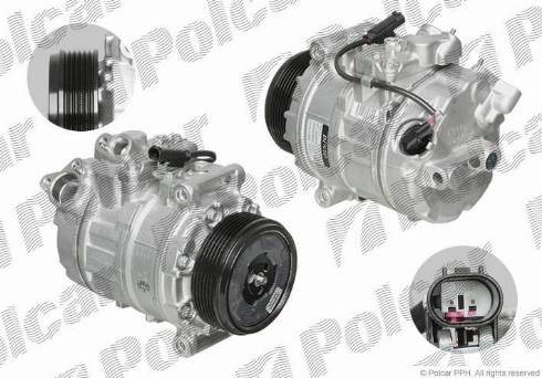 Polcar DCP05037 - Compressor, air conditioning autospares.lv