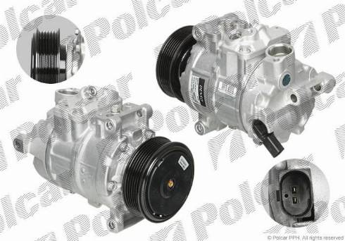 Polcar DCP02041 - Compressor, air conditioning autospares.lv