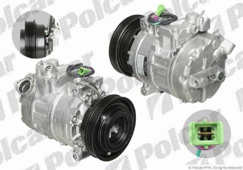 Polcar DCP02006 - Compressor, air conditioning autospares.lv