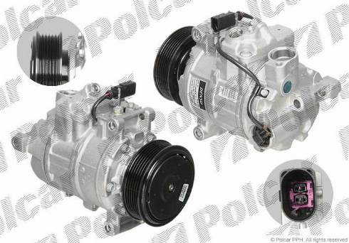 Polcar DCP02014 - Compressor, air conditioning autospares.lv